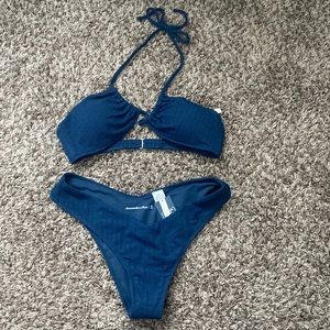 Blue Abercrombie Bikini NWT